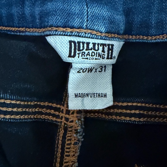 Duluth Trading Co Double flex denim Relaxed Fit Blue Jeans - Picture 4 of 4